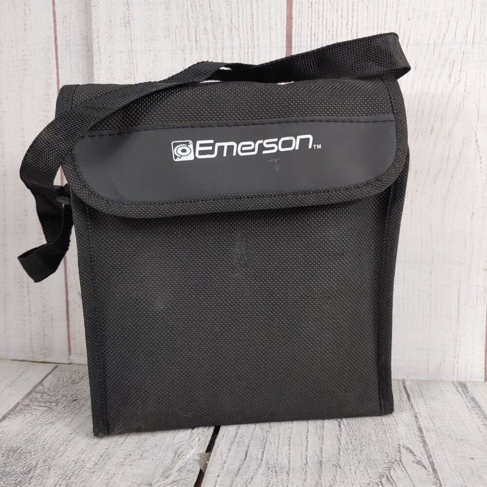 Emerson 7x50 UV Coated Binoculars Black Porro Prism Ruby Lens With Case USED